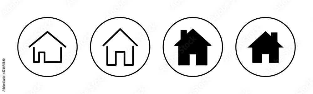House icon vector for web and mobile app. Home sign and symbol House icon vector for web and mobile app. Home sign and symbol