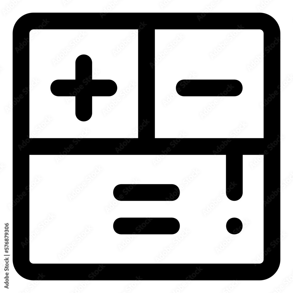 Obraz premium calculator icon