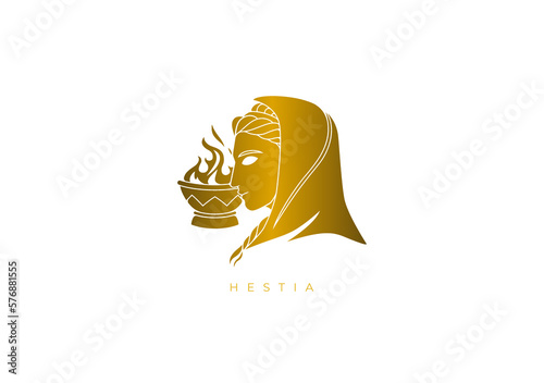 GODDESS OF HOME, HESTIA LOGO