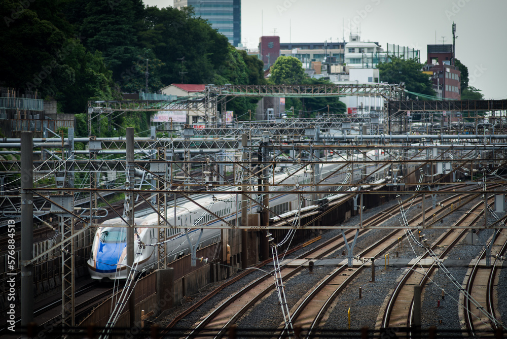 Bullet train Shinkansen high-speed railway