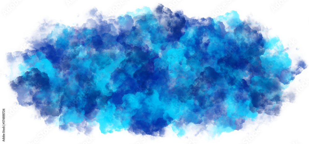 blue Fog color isolated