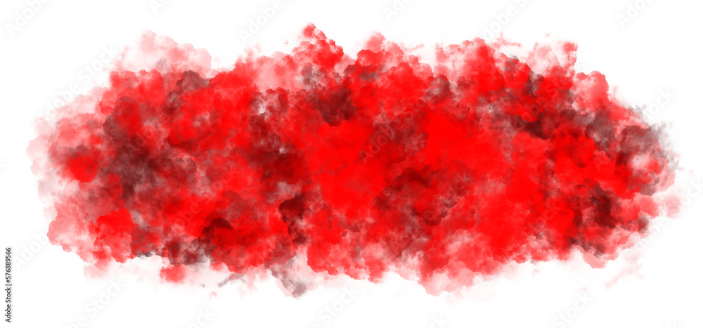 Red Fog color isolated