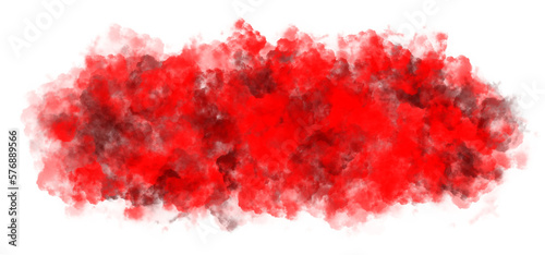 Red Fog color isolated