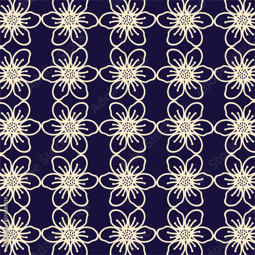 Floral pattern vector image