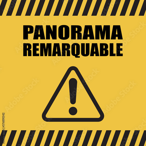 Logo panorama remarquable.