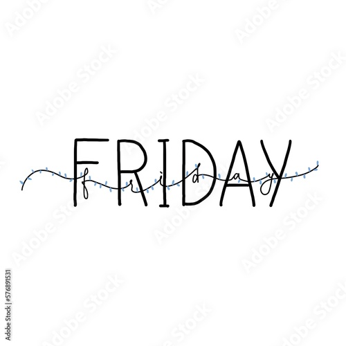 Creative FRIDAY posters design with white background 