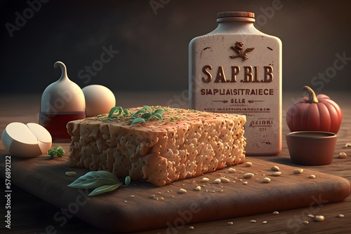 scrapple created using AI Generative Technology photo