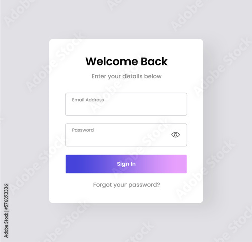 Form sign-in template