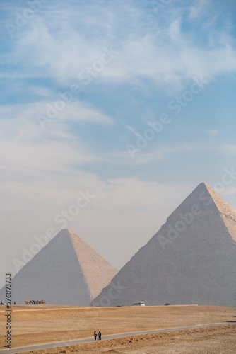 The Great Pyramids of Giza in Cairo