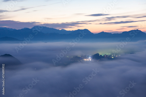 国見ヶ丘の雲海
