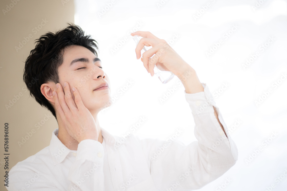 男性のメイクや化粧などに使いやすいイメージ　アップ