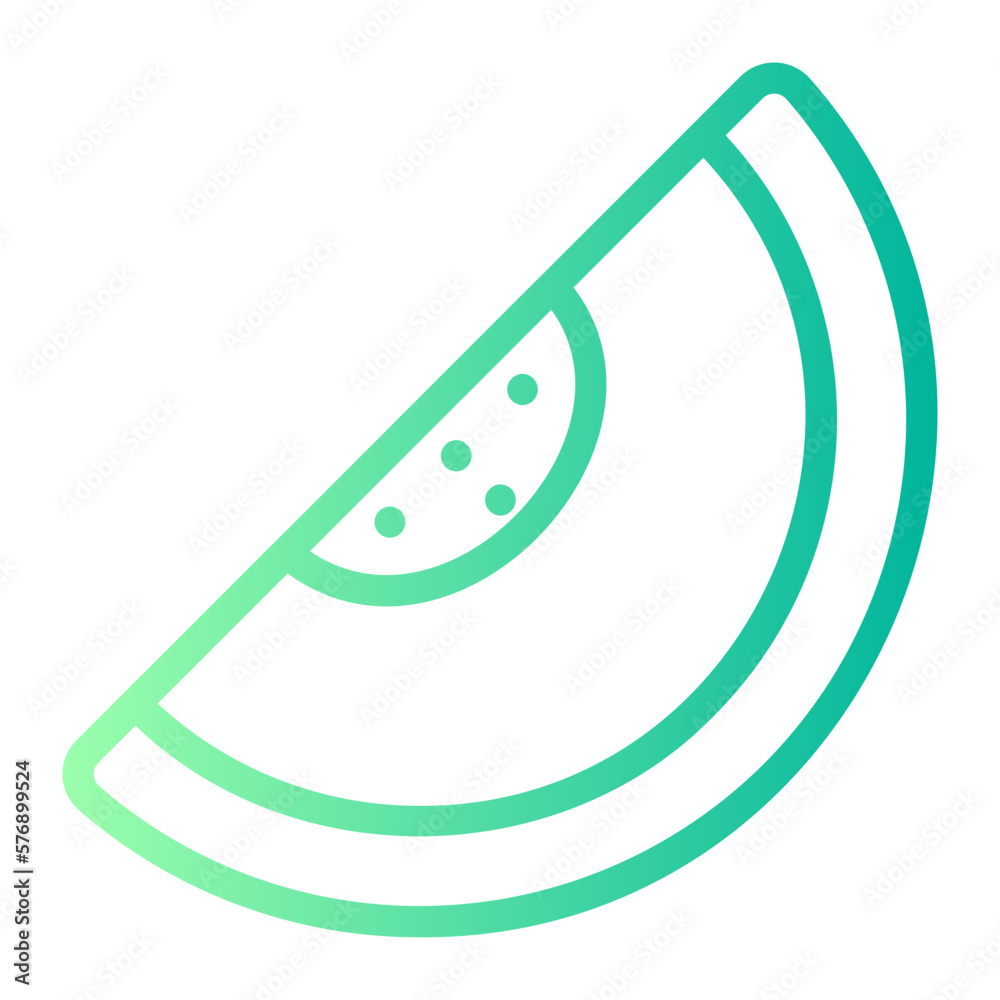 melon gradient icon melon gradient icon
