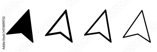 Curser vector icons set