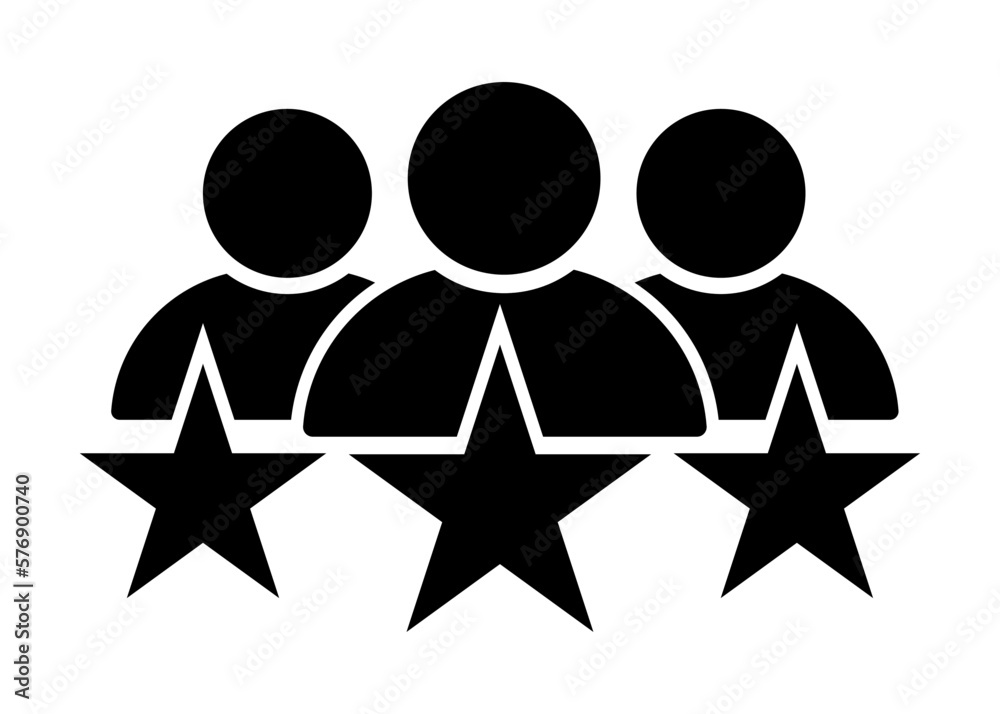 Customer satisfaction icon Customer satisfaction icon