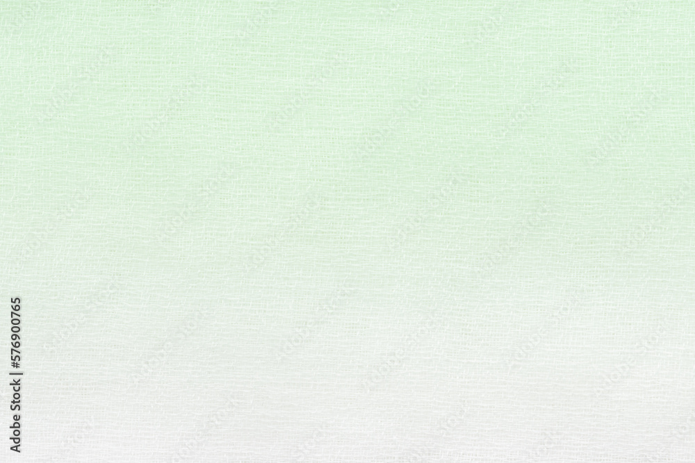布地　緑のグラデーション