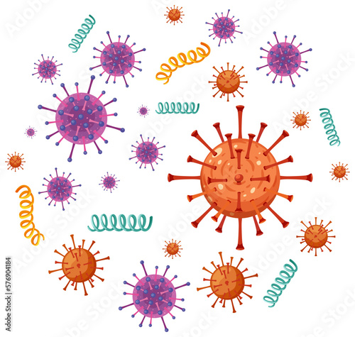 Bacterial microorganism in circle
