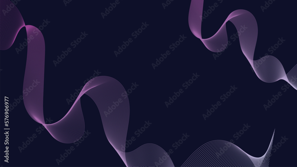 Fototapeta premium Wave Line Background