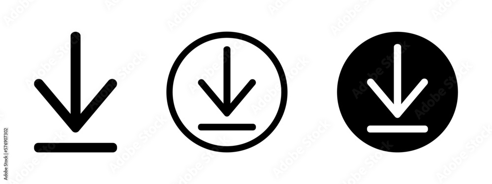 Download vector icons set Download vector icons set