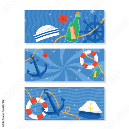 Sailor Ocean Theme Banner