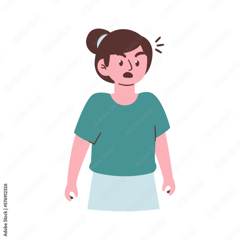 Obraz premium Angry woman