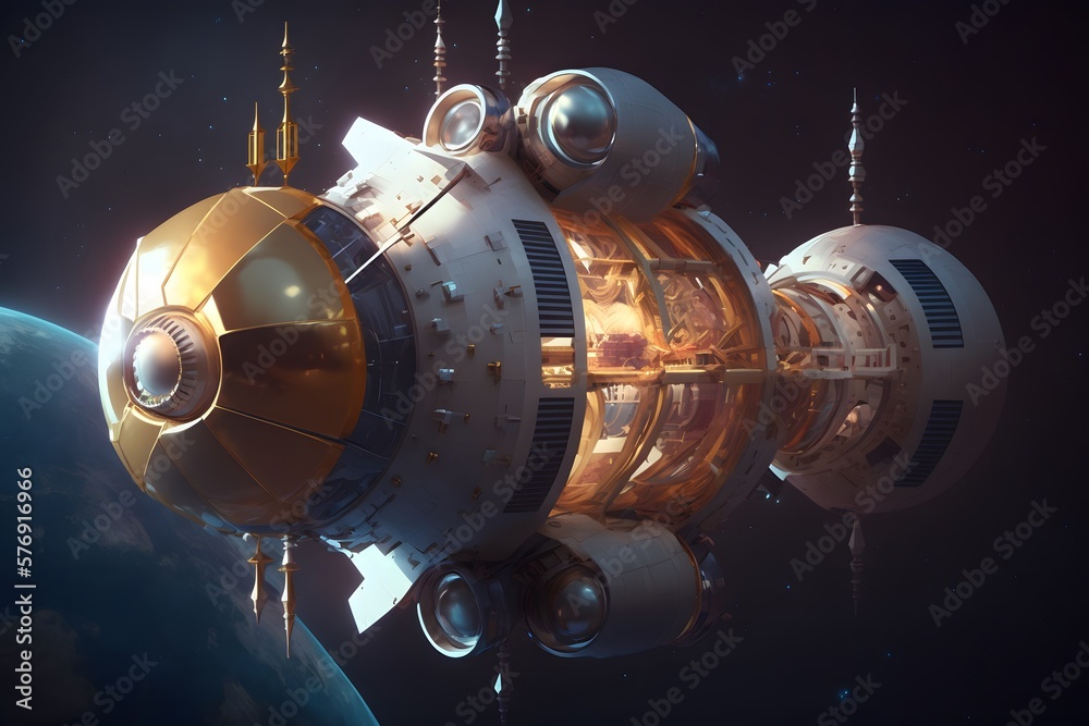 space craft created using AI Generative Technology space craft created using AI Generative Technology