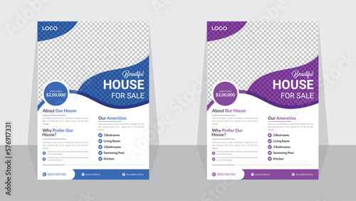 Real Estate Flyer A4 Size Layout.
real estate flyer, real estate brochure design, design, agency, concept, publication, banner, layout, template,  real estate poster.