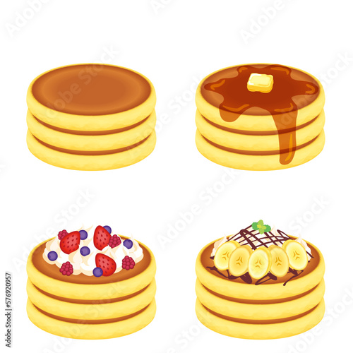 パンケーキ　セット 3段