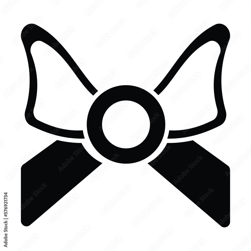 bow icon, ribbon vector, gift illustration bow icon, ribbon vector, gift illustration