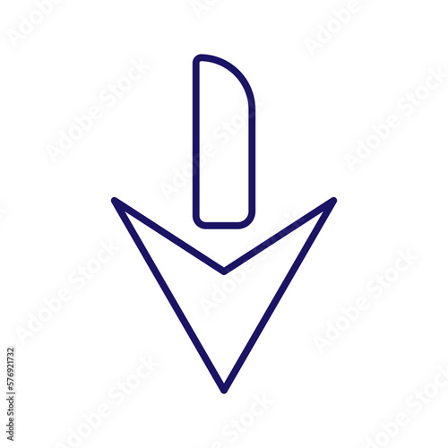 down arrow icon