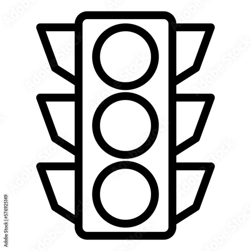 Vector Design Traffic Control Icon Style
