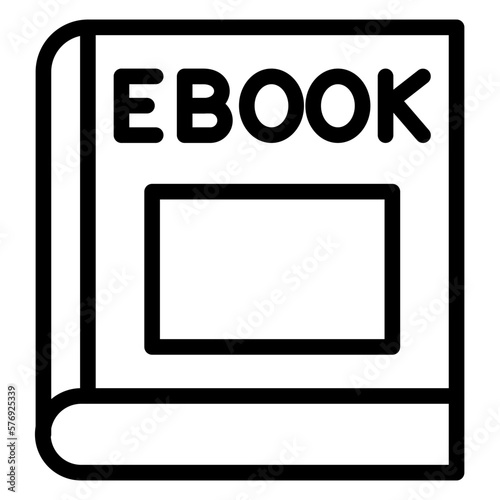 Vector Design Ebook Icon Style
