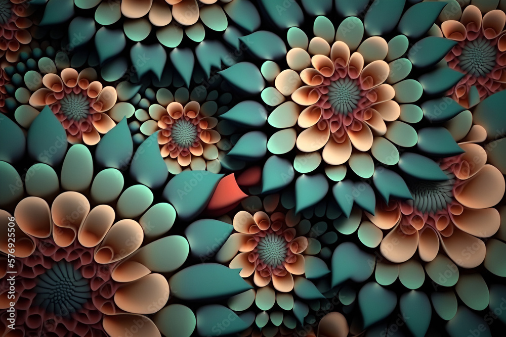 Floral Background, AI Floral Background, AI