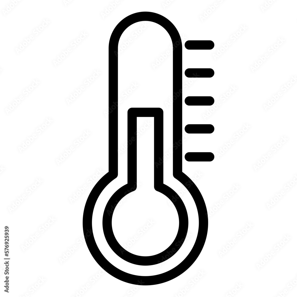 Vector Design Thermometer Icon Style Vector Design Thermometer Icon Style