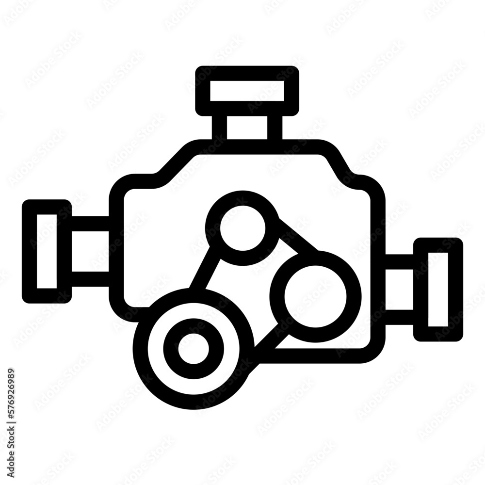 Vector Design Engine Icon Style Vector Design Engine Icon Style