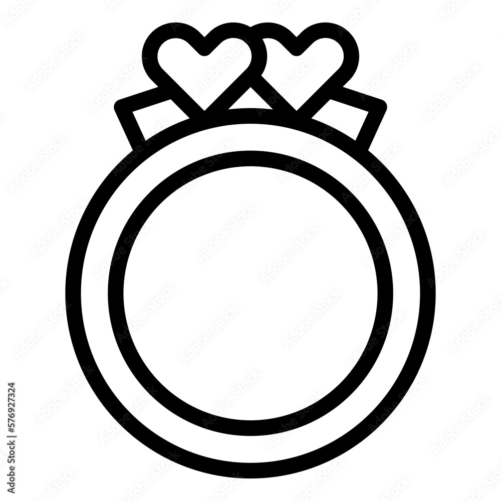 Vector Design Wedding Rings Icon Style Vector Design Wedding Rings Icon Style