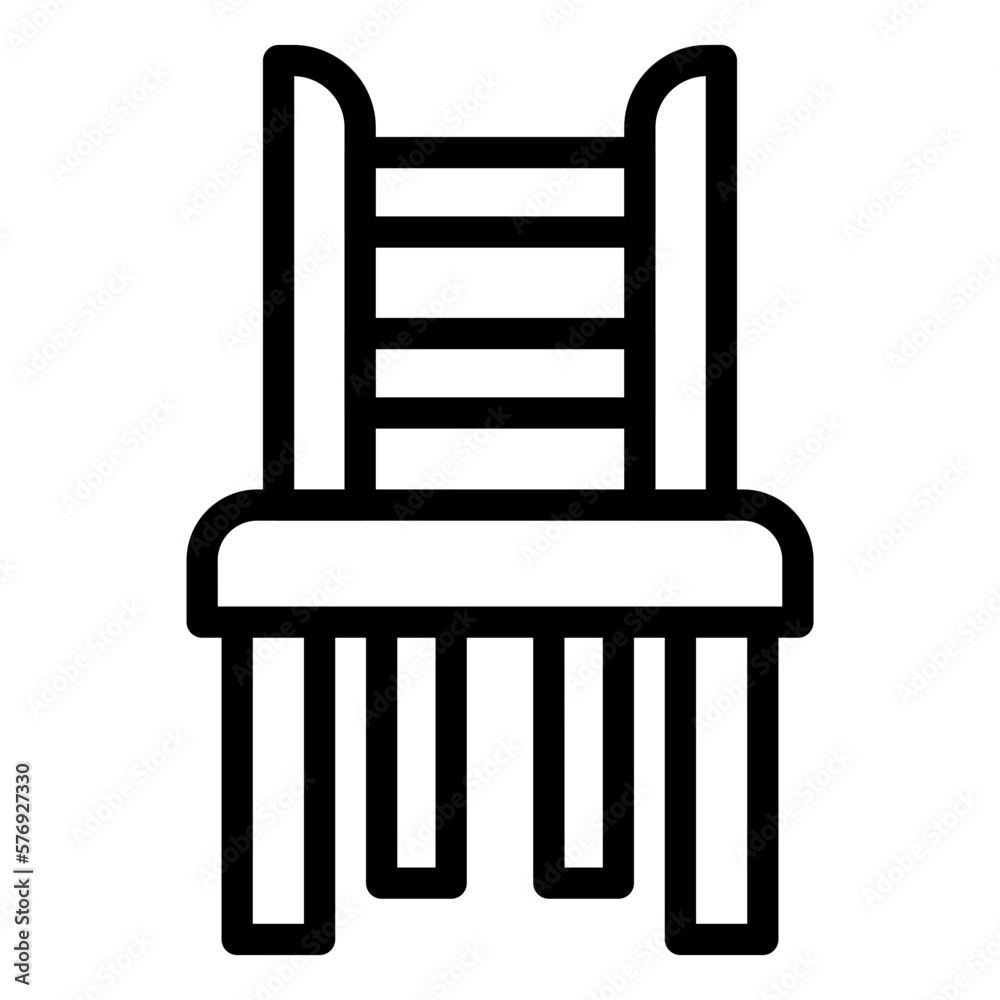 Vector Design Chair Icon Style Vector Design Chair Icon Style