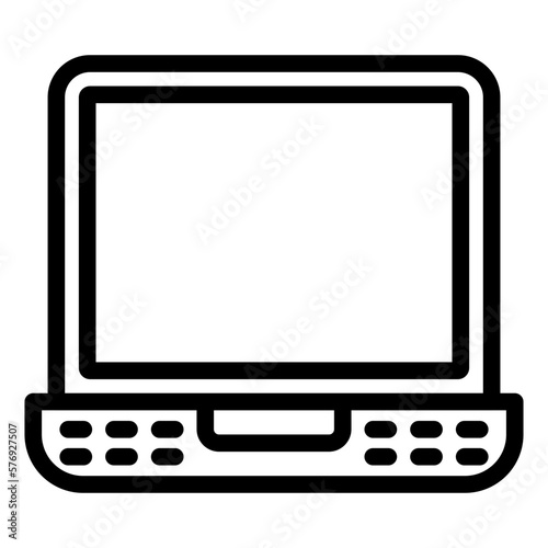 Vector Design Laptop Icon Style