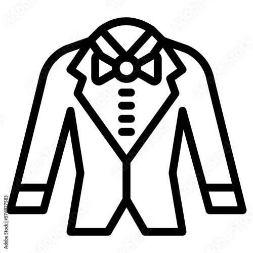 Vector Design Tuxedo Icon Style