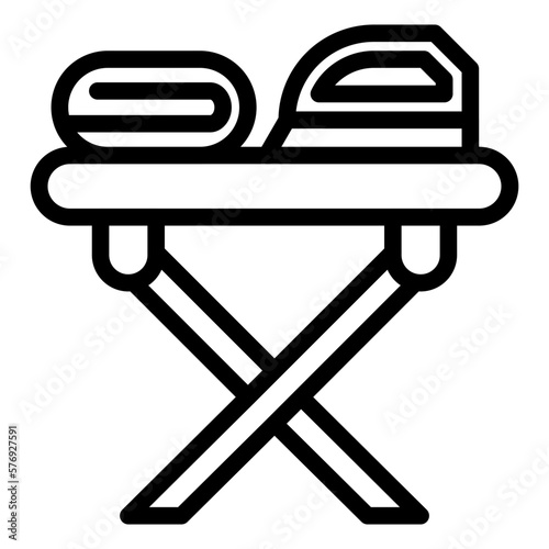 Vector Design Ironing Board Icon Style