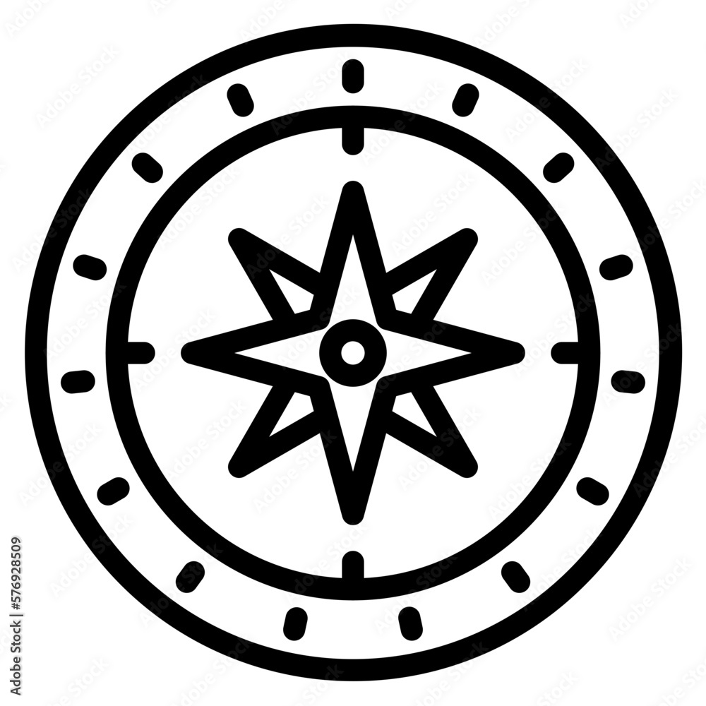 Vector Design Compass Icon Style Vector Design Compass Icon Style