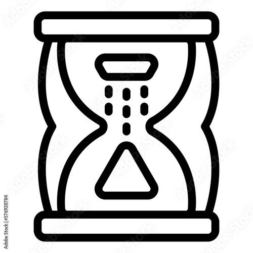 Vector Design Hourglass Icon Style