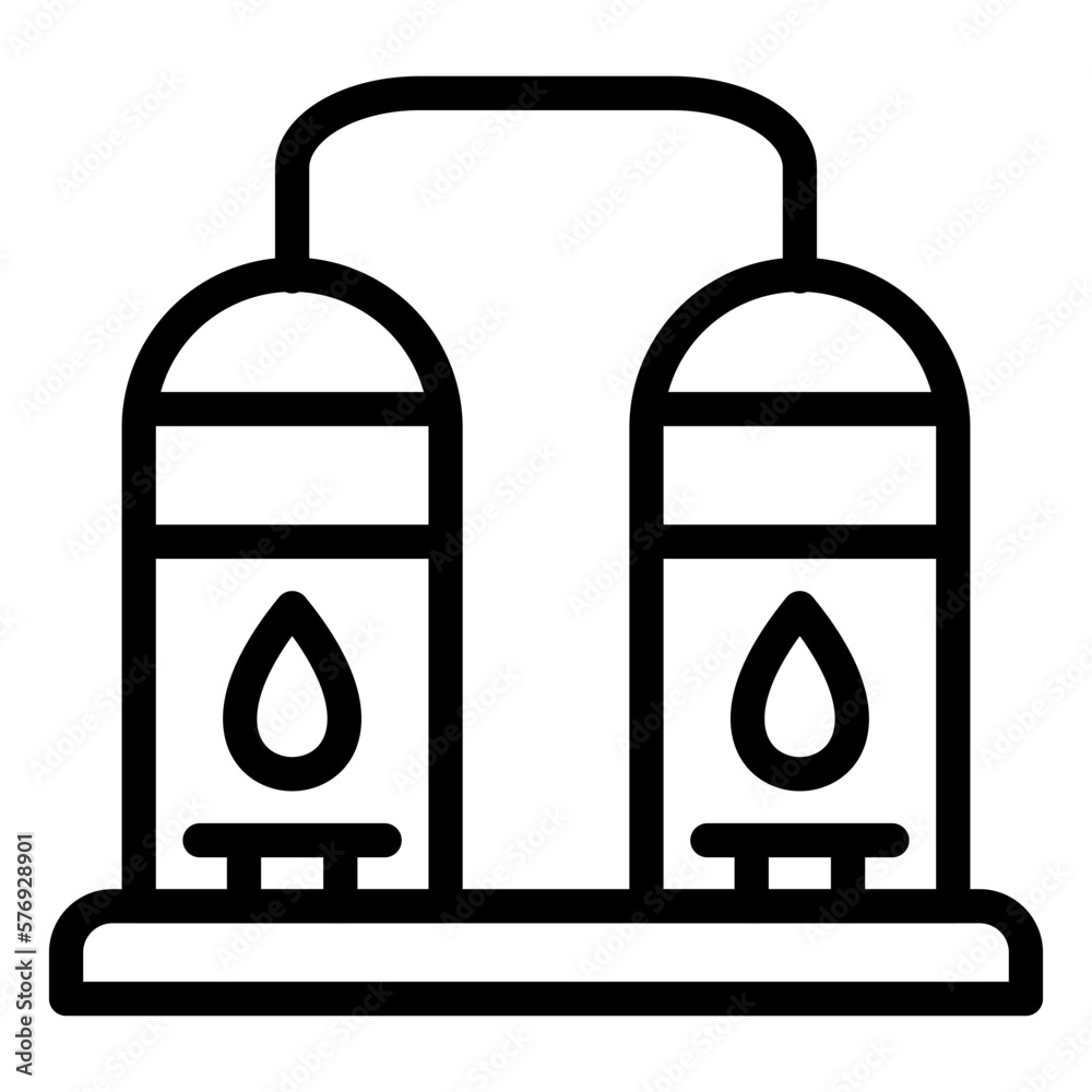Vector Design Oil Refinery Icon Style Vector Design Oil Refinery Icon Style