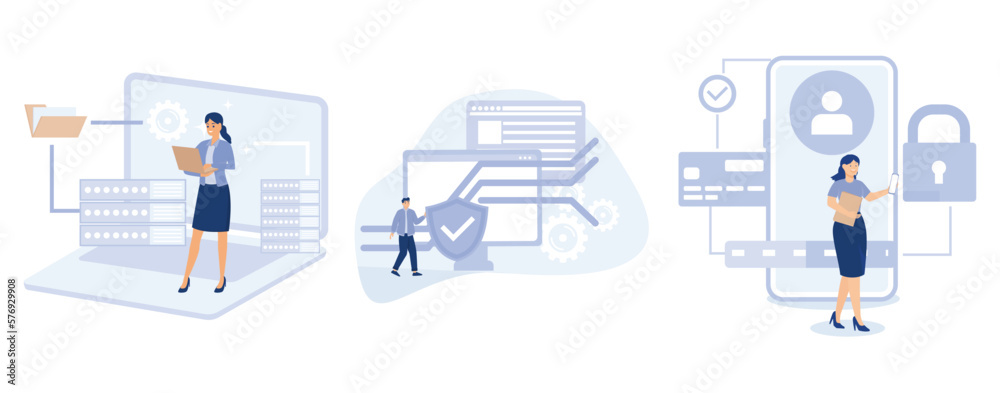 Cloud computing network safety, Database data protection, cyber ...