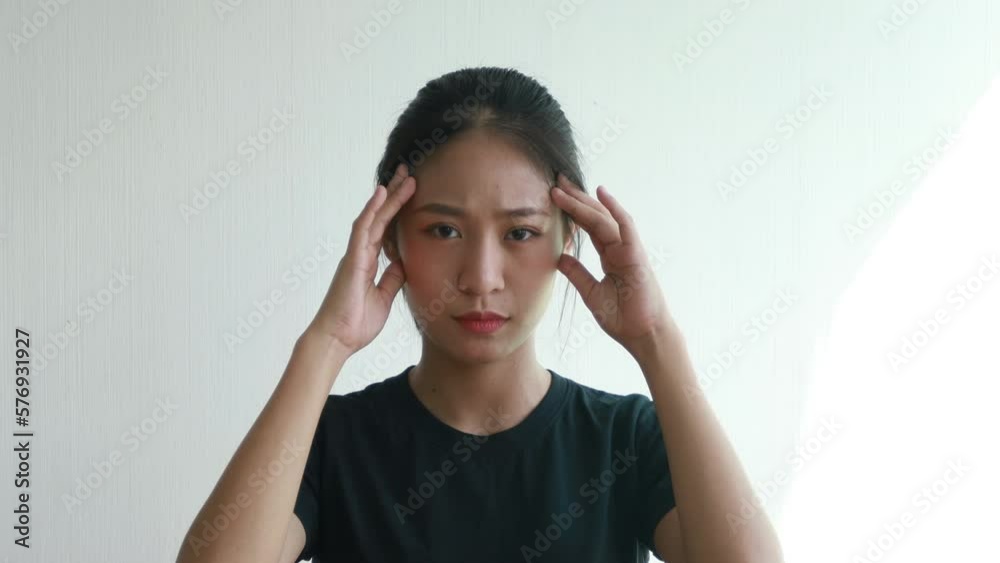 Stressed woman, Family problems, Pressure from work, Poor financial, Despair in life, Discouraged and deeply saddened, Panic attacks. Stressed woman, Family problems, Pressure from work, Poor financial, Despair in life, Discouraged and deeply saddened, Panic attacks.