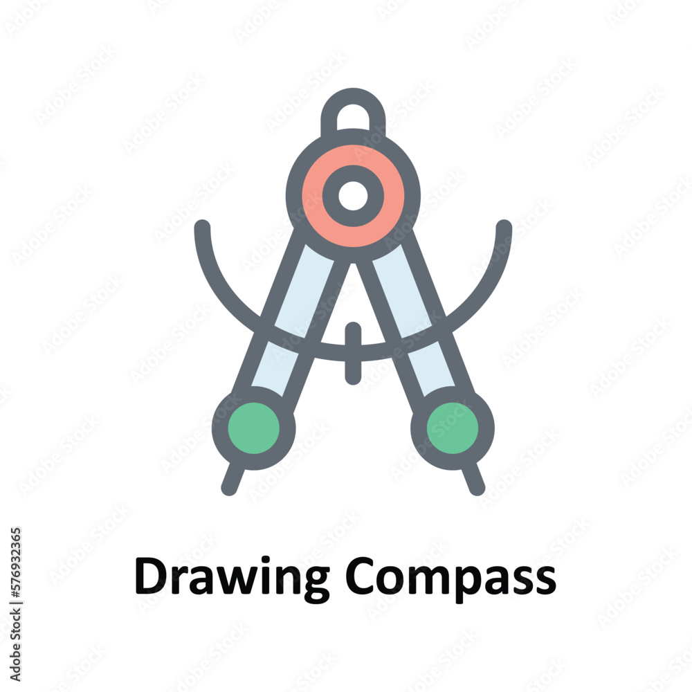 Drawing Compass Vector Solid Icons. Simple stock illustration stock Drawing Compass Vector Solid Icons. Simple stock illustration stock