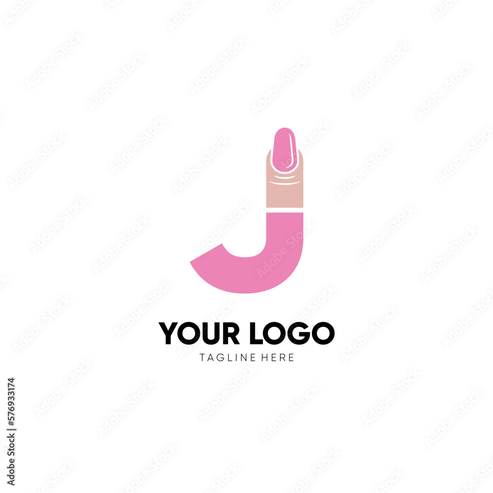 Nail Logo designs concept vector, Flat designs nail logo template Stock  Vector | Adobe Stock
