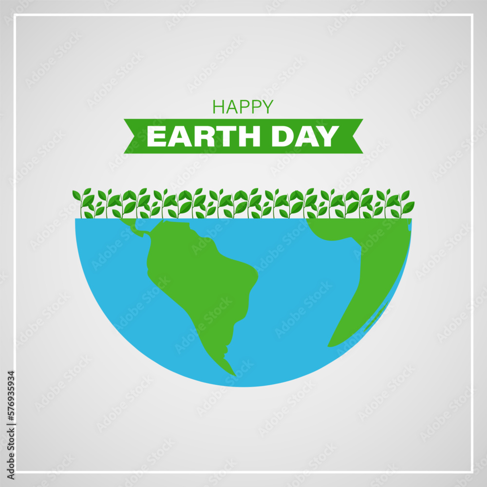 Vector illustration for Earth day