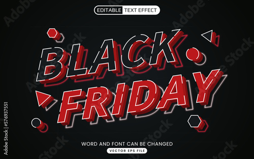 Black Friday text effect