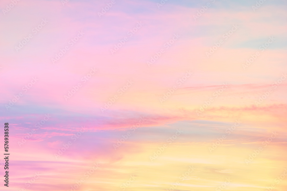 Soft light sky gradient background