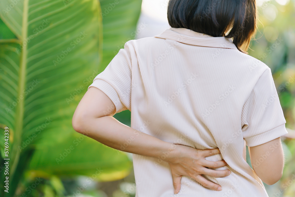 Back pain or pain in the lumbar spine can be caused by daily activities